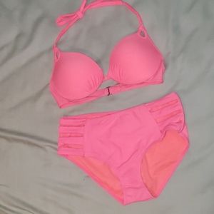 Womens High waisted 2 piece worn a couple times